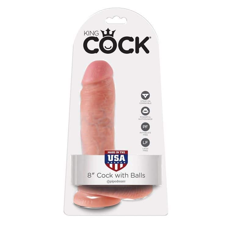 caja del pene realístico con ventosa king cock sexshop online santubearsex
